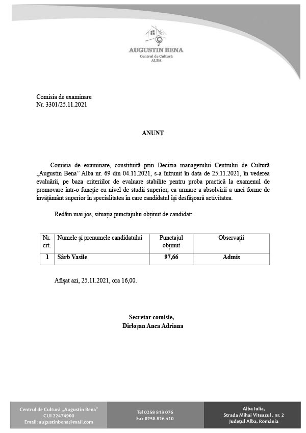 rezultat_examinare_sarb_vasile_2021